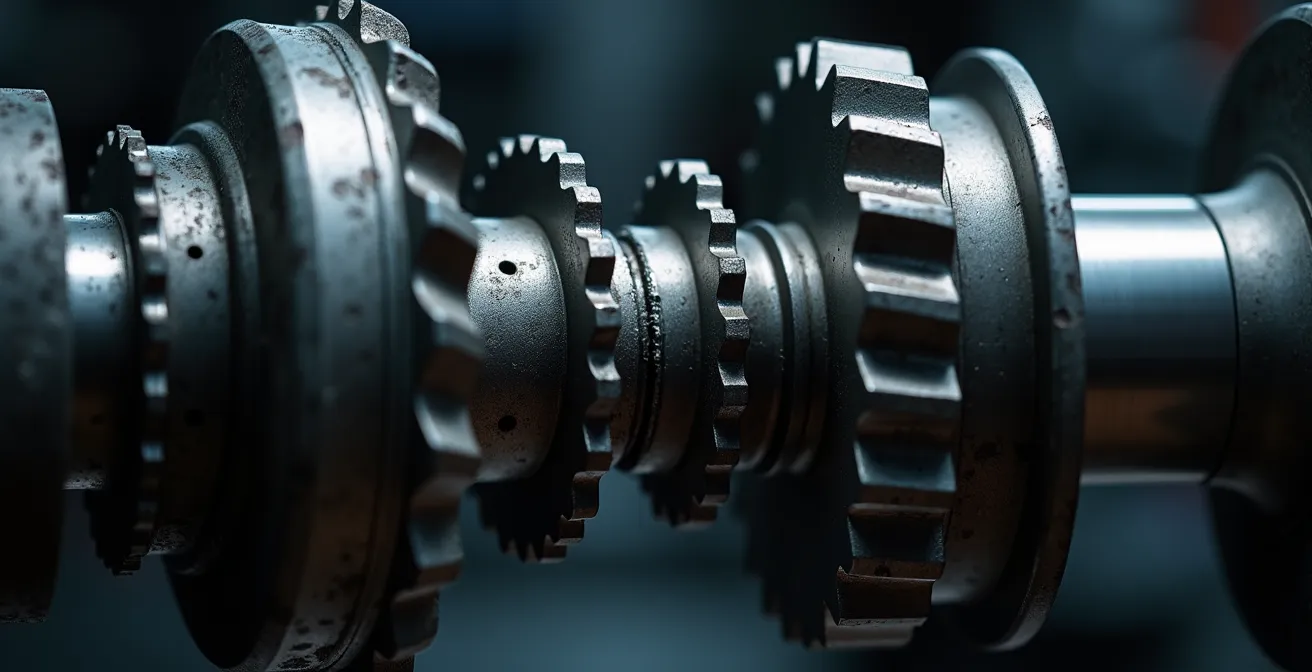 Visualisierung der mechanischen Verspannungen bei gesperrtem Differential