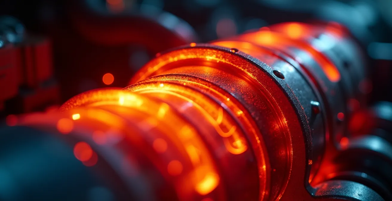 Visualisierung der kritischen Getriebeöltemperatur als Warnung vor Überhitzung im Anhängerbetrieb