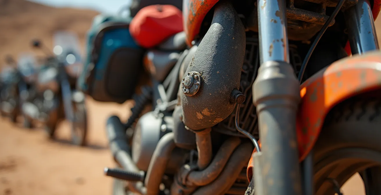 Optimale Gepäckverteilung nach Pack-Pyramiden-Prinzip am Enduro-Motorrad